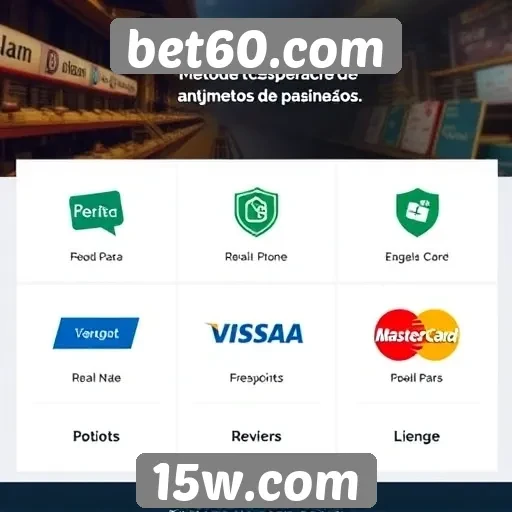 Exploração dos métodos de pagamento disponíveis no bet60.com